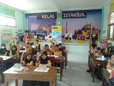 Lomba Montase dan Mewarnai Bersama Faber Castlle SD Islam Imama 2021/2022