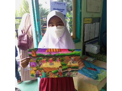 Lomba Menggambar Bercerita FLS2N Kecamatan Mijen Kota Semarang Tahun 2022