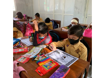 Lomba Montase dan Mewarnai Bersama Faber Castlle SD Islam Imama 2021/2022